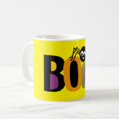 Spider BOO Halloween Kaffeetasse (Vorderseite Links)