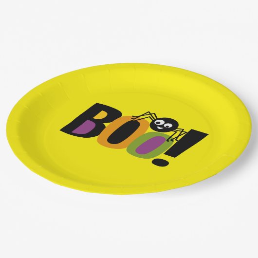 Spider BOO Halloween Paper Teller (Schrägansicht)