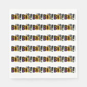 Spider BOO Halloween Serviette (Vorderseite)