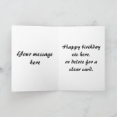 Spider Cartoon - Ich verlass dir Frank! Karte (Innenseite)