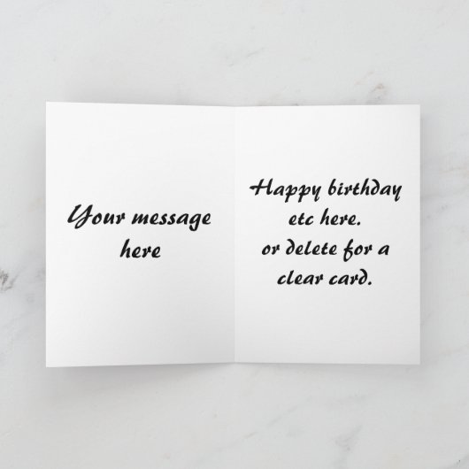 Spider Cartoon - Ich verlass dir Frank! Karte (Innenseite)