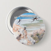 Spider City - Hangin Around Button (Vorne & Hinten)