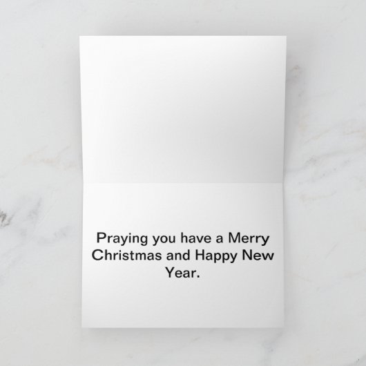 Spider Claus Feiertagskarte (Innenseite)