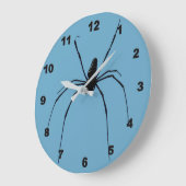 Spider Clock Große Wanduhr (Winkel)