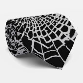 Spider Cobweb Halloween Krawatte (Gerollt)