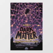 Spider Cosmic Web, Halloween Galaxie der Horror Fensteraufkleber (Blatt)