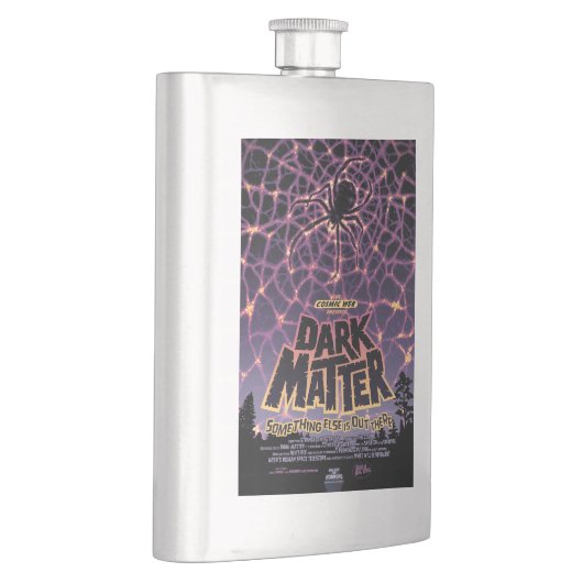 Spider Cosmic Web, Halloween Galaxie der Horror Flachmann (Rechts)