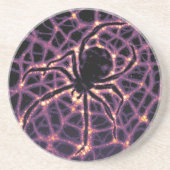 Spider Cosmic Web, Halloween Galaxie der Horror Getränkeuntersetzer (Vorne)