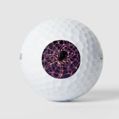 Spider Cosmic Web, Halloween Galaxie der Horror Golfball (Vorderseite)