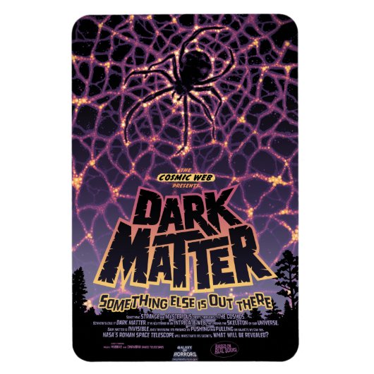 Spider Cosmic Web, Halloween Galaxie der Horror Magnet (Vertikal)