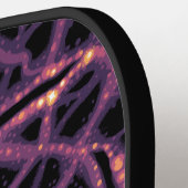 Spider Cosmic Web, Halloween Galaxie der Horror Pickleball Schläger (Linke Seite)