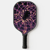 Spider Cosmic Web, Halloween Galaxie der Horror Pickleball Schläger (Rückseite)