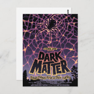 Spider Cosmic Web, Halloween Galaxie der Horror Postkarte