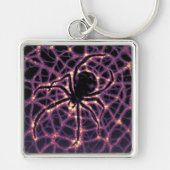 Spider Cosmic Web, Halloween Galaxie der Horror Schlüsselanhänger (Vorne)