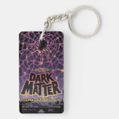 Spider Cosmic Web, Halloween Galaxie der Horror Schlüsselanhänger (Rückseite)