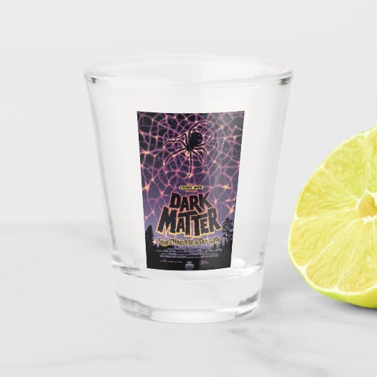 Spider Cosmic Web, Halloween Galaxie der Horror Schnapsglas (Vorderseite)