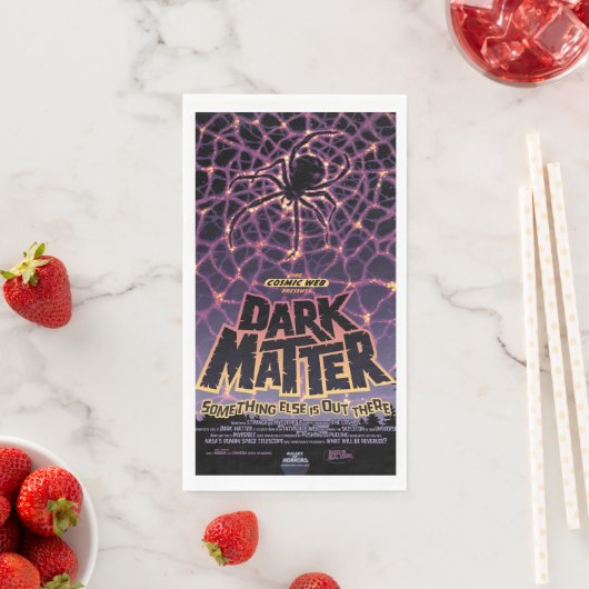 Spider Cosmic Web, Halloween Galaxie der Horror Serviette (Beispiel)