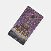 Spider Cosmic Web, Halloween Galaxie der Horror Serviette (Ecke)