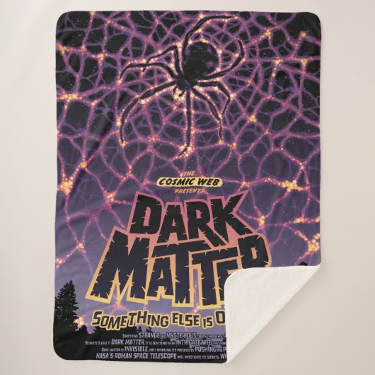 Spider Cosmic Web, Halloween Galaxie der Horror Sherpadecke (Vorderseite)