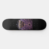 Spider Cosmic Web, Halloween Galaxie der Horror Skateboard (Horizontal)