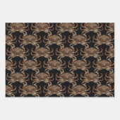 Spider Crabs Fish Gemustert Geschenkpapier Set (Vorderseite 2)