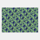 Spider Crabs Fish Gemustert Geschenkpapier Set (Vorderseite)