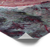 Spider Crater, Western Australien Poster (Ecke)