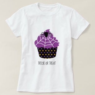 Spider cupcake Halloween Thema T-Shirt