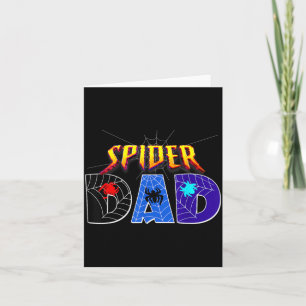 Spider Dad Design Vatertag passende Familie Karte