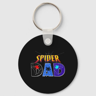 Spider Dad Design Vatertag passende Familie Schlüsselanhänger