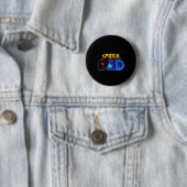 Spider-Daddy-Shirt Geburtstag Vatertag Halloween C Button (Beispiel)