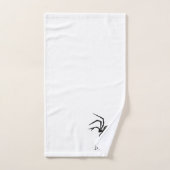 Spider Design Monogrammiert Badhandtuch Set (Handtuch)