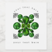 Spider Design Weinetikett (Einzelnes Label)