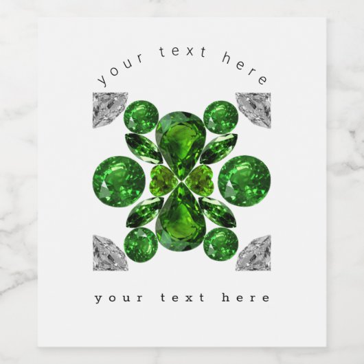 Spider Design Weinetikett (Einzelnes Label)