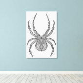 Spider Doodle 6 Leinwanddruck (Insitu (Holzboden))