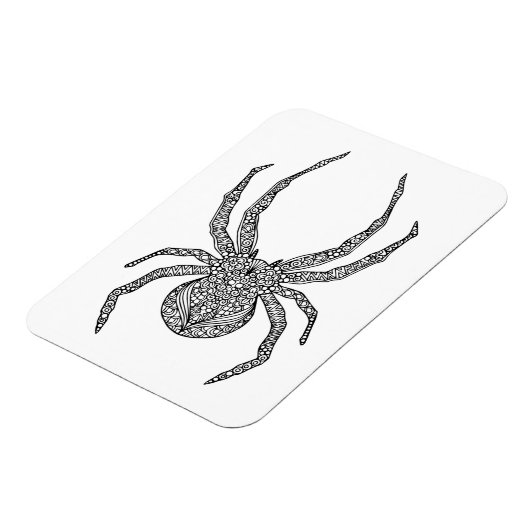 Spider Doodle Magnet (Linke Seite)