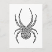 Spider Doodle Postkarte (Vorderseite)
