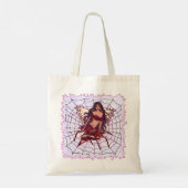 Spider Fee tote bag Tragetasche (Rückseite)