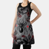 Spider Floral Design Gotischer Stil Schürze (InSitu)