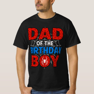 Spider Geburtstagsfeier Dad   Offizieller Dad  T-Shirt