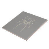Spider - Ghost Gray und Bone White Fliese (Seite)