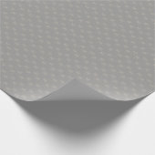 Spider - Ghost Gray und Bone White Geschenkpapier (Ecke)