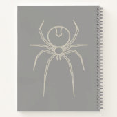 Spider - Ghost Gray und Bone White Notizblock (Rückseite)