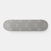 Spider - Ghost Gray und Bone White Skateboard (Horizontal)