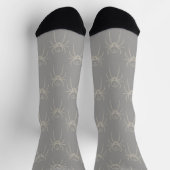 Spider - Ghost Gray und Bone White Socken (Oben)