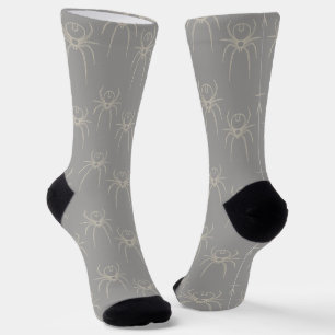 Spider - Ghost Gray und Bone White Socken