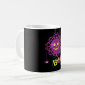 Spider Gift Boo Ghost Bats Spider Creepy Halloween Kaffeetasse (Vorderseite Links)