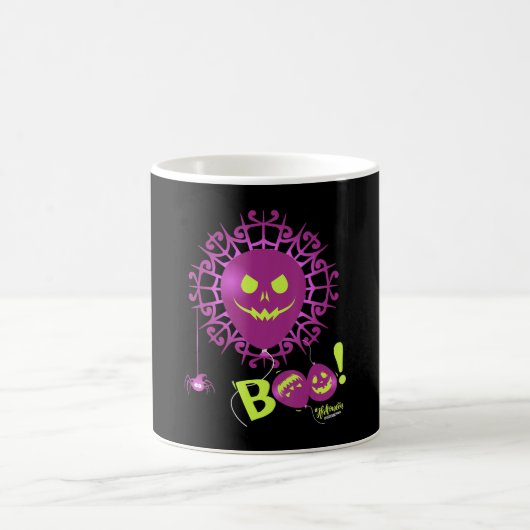 Spider Gift Boo Ghost Bats Spider Creepy Halloween Kaffeetasse (Mittel)