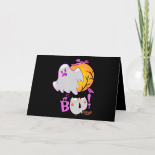 Spider Gift Boo Ghost Bats Spider Creepy Halloween Karte