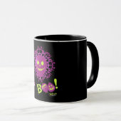 Spider Gift Boo Ghost Bats Spider Creepy Halloween Tasse (VorderseiteRechts)